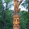 two-piece carving in Akron, Ohio.