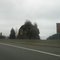 Left past the large rock