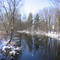 View of Sudbury River from Main St. Bridge on February 12, 2006