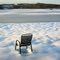 Snow, lake and chari