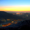 Corona hills at night