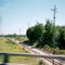 Chicago South Shore & South Bend Railroad from Indiana Toll Road, Otis, Indiana