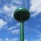 Green water tower (East Lansing, MI)