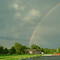 rainbow over,IA