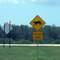 Panther Crossing Road Sign