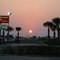 Sunset by the "best burger in town"