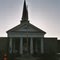 Chapel at dusk, Peabody Retirement Community; North Manchester, IN