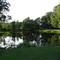 a small pond inside the park...