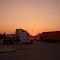 SUNSET AT TRUCK STOP