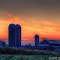 Silos at Dawn