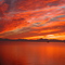 Sunset looking west to NY