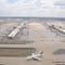 Airplane parking lot and Gas station