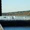 Boats waiting at the Lock & Dam
