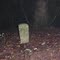 Headstone at unmarked gravesite