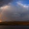 Lower Saint Mary Lake in the morning rain