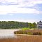VIRGINIA: LANCASTER COUNTY: WHITE STONE: FLEET'S ISLAND: view to the west from Windmill Point Road (S.R. 695)