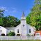VIRGINIA: LANCASTER COUNTY: WEEMS: Wesley Presbyterian Church, 1272 Taylors Creek Road entrance aspect