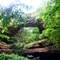 Natural Bridge in July