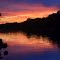 Color changes, after sunset over canal. Orange Beach, Al.