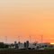 Windmills at Sunset