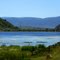 The lake to the south