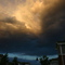 Clouds above our old house