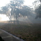 Smoke haze from brush fires