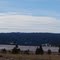 Winter view of the Blue Mountains near Cloverland