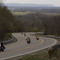 First warm weather, everyone goes for a ride.  This is looking out at the flood plains toward the bluffs