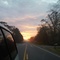 Sunrise on highway 37east