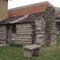 log house, Old Castle Museum complex, Baldwin City, KS