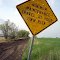 A muddy Minimum Maintenance Road in Franklin County, Kansas.