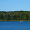 Canoe on Island Lake, Martin- Island- Linwood Lakes Regional Park, Linwood, Minnesota