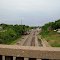 La Plata Missouri, Railroad tracks from the bridge
