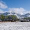 Clouds lift from Ross Peak in the aftermath of an October snowstorm, Bridger Mtns.