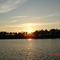 Sunset on the hook from Campbell Creek