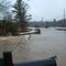 A bridge during the April flooding in York County