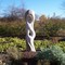 granite sculpture in garden