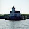 Esopus Meadows Lighthouse in the Hudson River near Staatsburg, NY