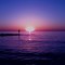 Sunset fisherman ~ Avon Lake Veterans Memorial Park Beach ~ Panoramio Contest Honorable Mention May 09