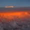 Thunderstorm at Sunset from Airliner