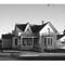Victorian house with gothic windows, Albany, Oregon