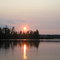 Sunset over Buckskin Lake, July 2006