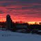 Farm with Sunset