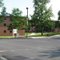 Panorama approaching south side of campus