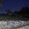 Orion over retaining wall