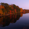 Lake Nockamixon Fall Color Reflections - Quakertown, Pennsylvania - USA  (Nockamixon State Park)