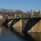 Delaware River Bridge at Riegelsville, Pennsylvania - USA (looking across to Riegelsville, NJ)