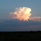 Thunderstorm in the south, direct behind the mexican border