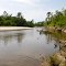 Swimming beach at Village Creek State Park